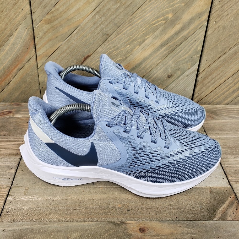 Nike Zoom Winflo 6 Womens Athletic Running Shoes Size 8.5 Blue BQ3192-400
